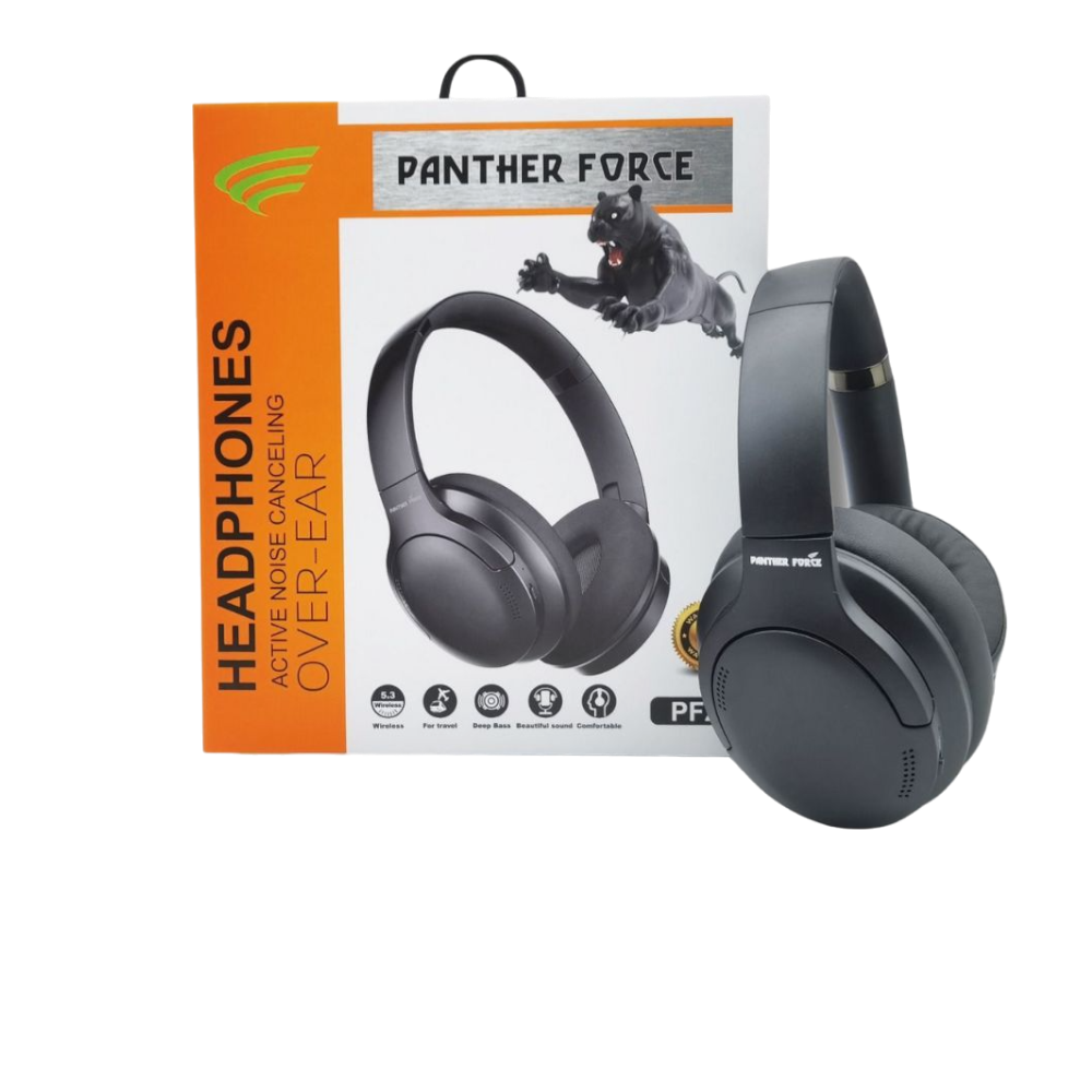 PANTHER FORCE ANC Headphones - PF217 | Active Noise Cancelling, Wireless Bluetooth Over-Ear Headphones | High Sound Quality, Comfortable & Perfect for Travel | Premium Audio Experience PANTHER FORCE ANC Headphones - PF217 | Active Noise Cancelling, Wireless Bluetooth Over-Ear Headphones | High Sound Quality, Comfortable & Perfect for Travel | Premium Audio Experience